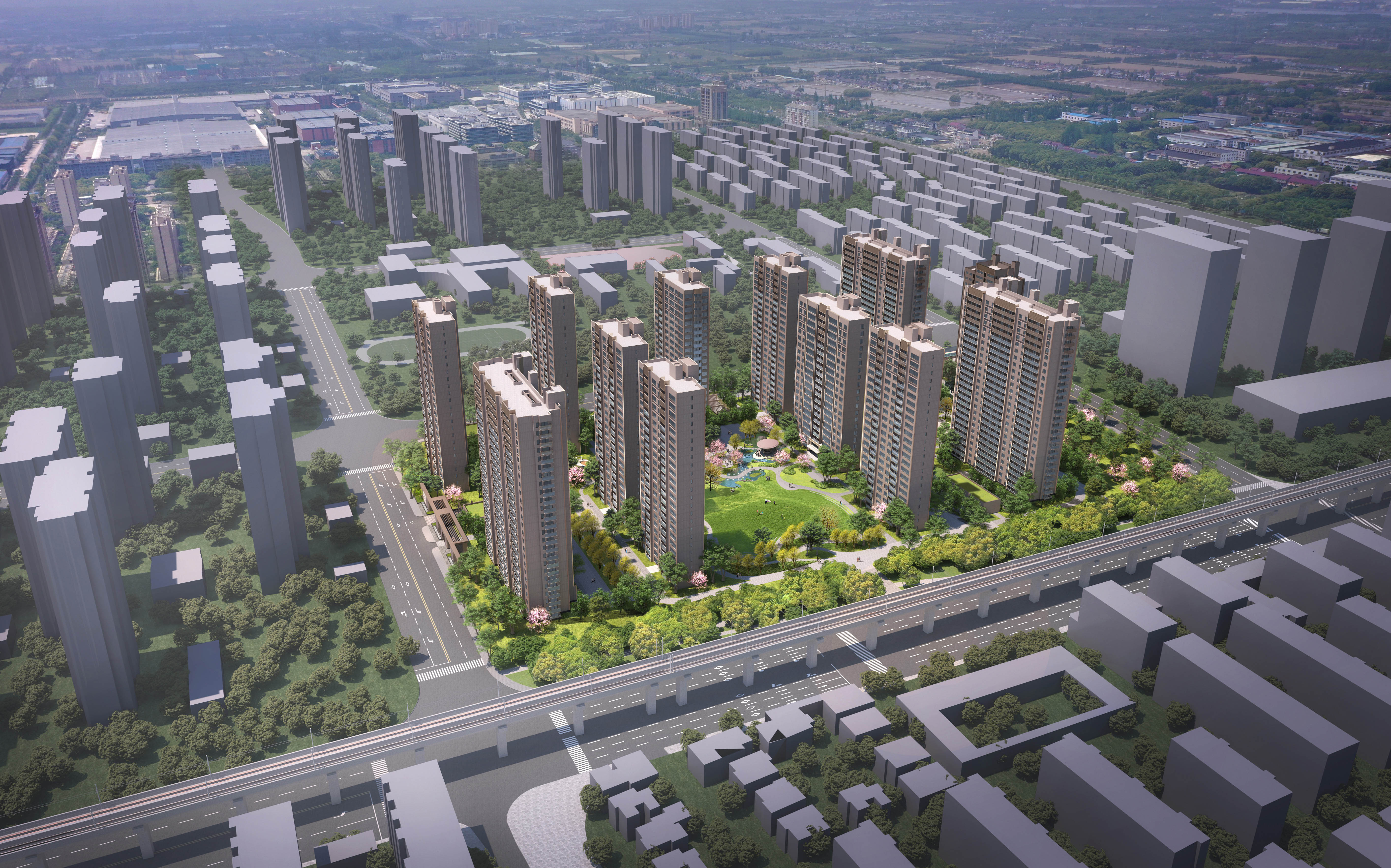 七建集团奉贤新城18单元08-01C地块(暂定名)项目举行开工仪式